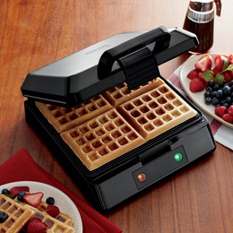 Chef Tested 4-Slice Waffle Maker, , large