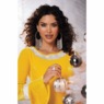 Rhinestone Velvet Dress, , large
