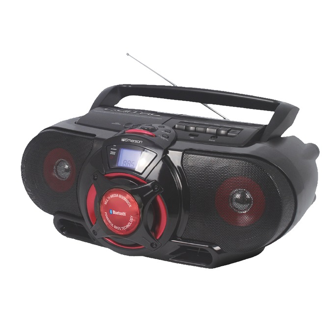Emerson Boom Box with Bluetooth & Super Bass, , large