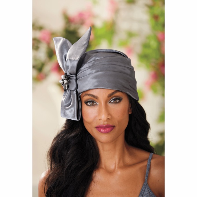 Turban with Brooch, , large