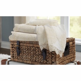 Scalloped Crochet Sheet Set, , large