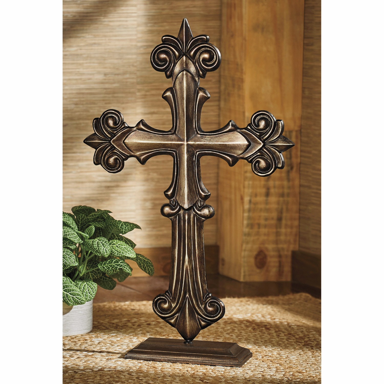 Floor Standing Decorative Cross | Seventh Avenue