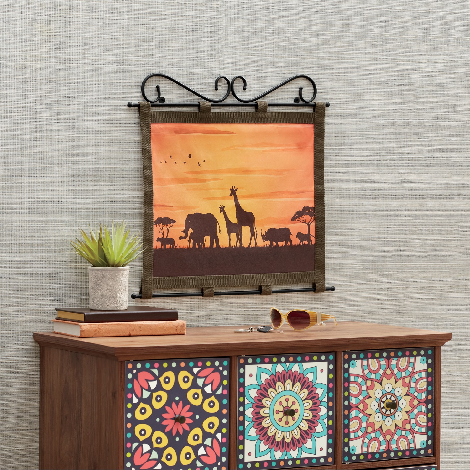 Global Safari Wall Hanging Seventh Avenue