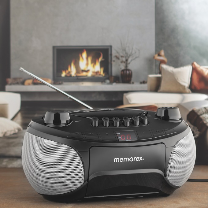 Memorex AM/FM CD & Cassette Player, , large