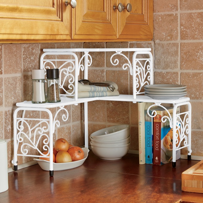 Scroll Corner Shelf, , large