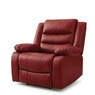 Overstuffed Recliner with Massage, , large