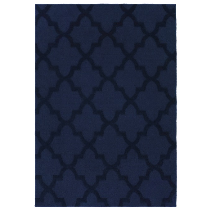 Room-Size Rug and Runners, Navy, large