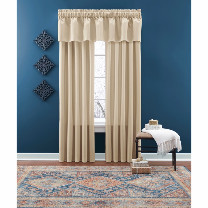 Polar Fleece-Lined Window Treatments, , large