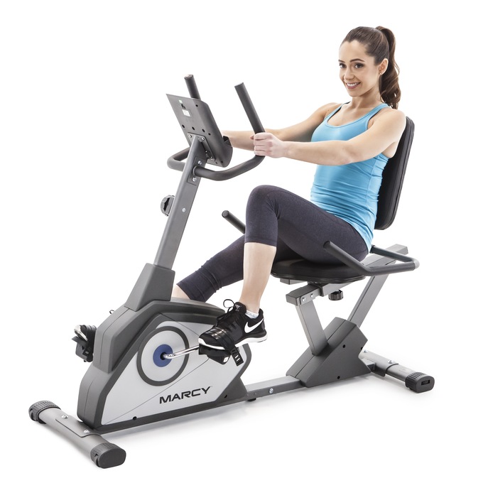 Marcy Recumbent Exercise Bike, , large