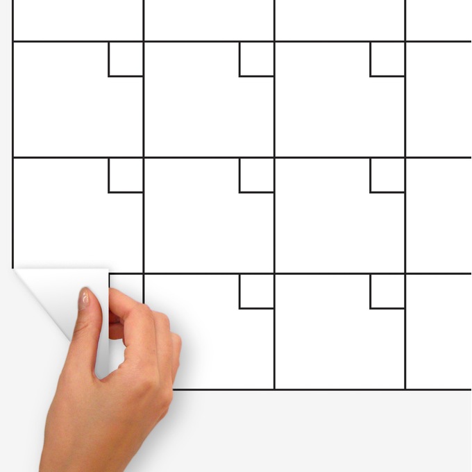 Roommates Peel & Stick Wall Calender, , large