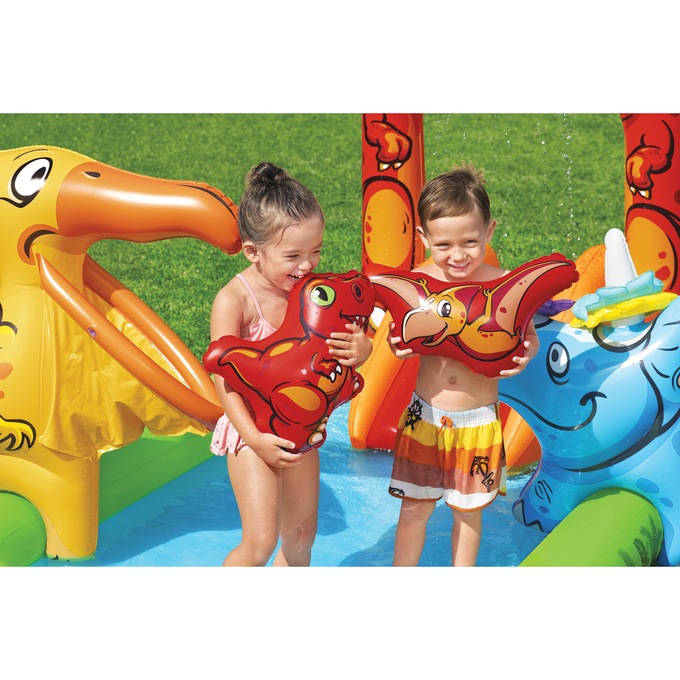 Bestway Jurassic Splash Inflatable Water Play Center, , large