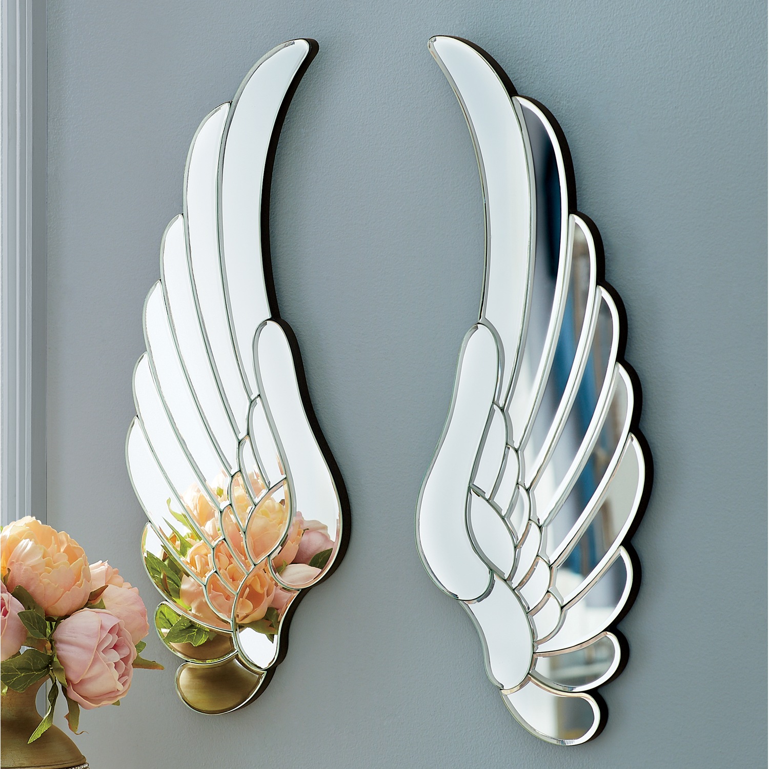 2Piece Angel Wing Mirror Set Seventh Avenue