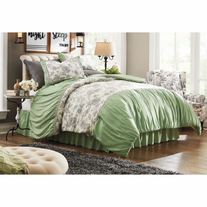 Evie 4-Piece Comforter Set, , large