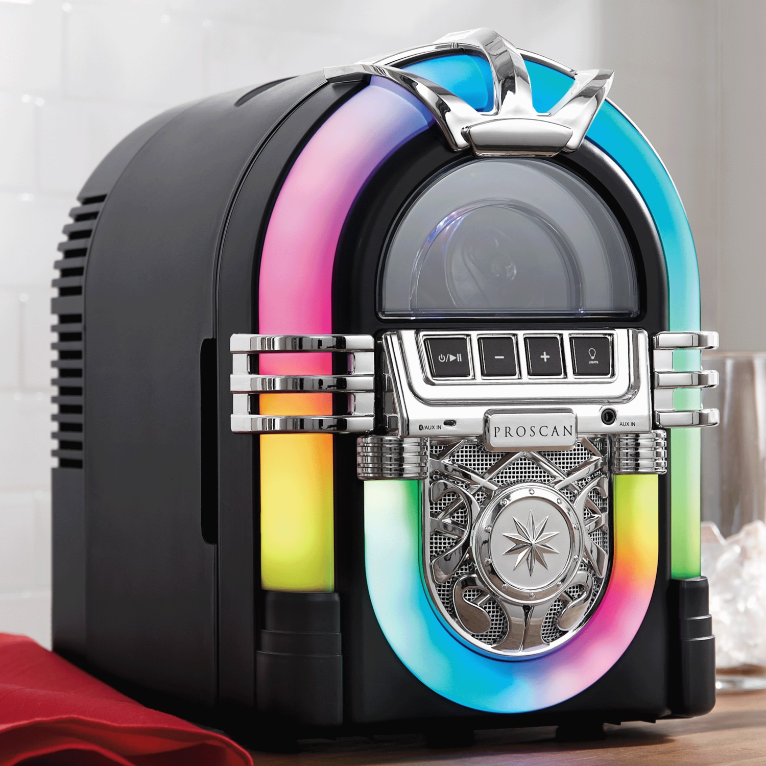 Proscan 2-in-1 Jukebox Speaker/Fridge | Seventh Avenue