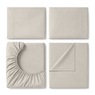 1200-Thread Count Sateen Sheet Set, Stone, large