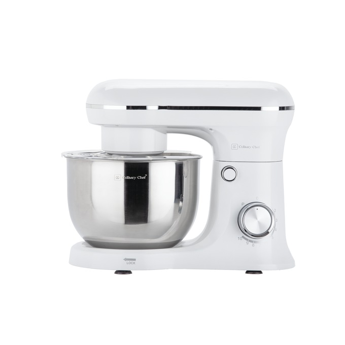 Culinary Chef 8-Speed Stand Mixer, White, large
