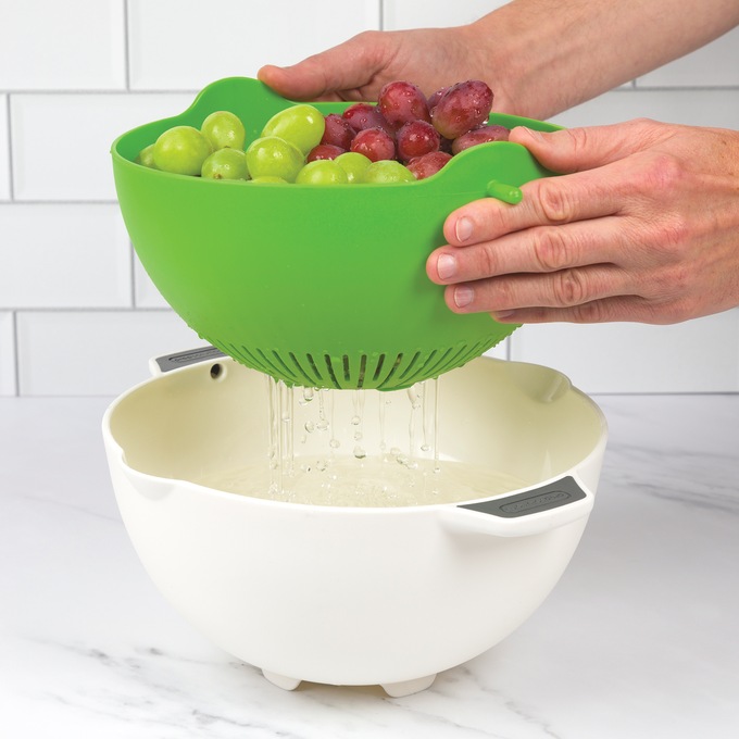 Prep Works Rinse and Drain Bowl & Colander, , large