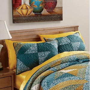 Vera Velvet Patch Sham, , large