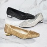 Lady Couture Fever Glitter Pump Low Heel for Women with Rhinestones, , large