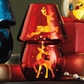 LED Glass Hurricane-Style Lamp, , large