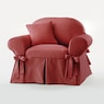 Solid Farmhouse Slipcovers, Brick, large
