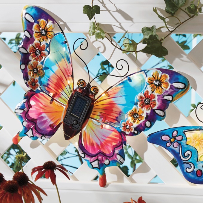 Solar Metal Butterfly, Purple, large