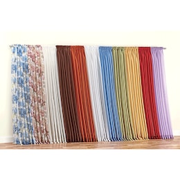 Sheer Curtain Panel, Beige, large