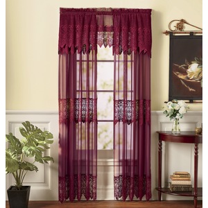 Valerie Panel with Attached Valance, , large