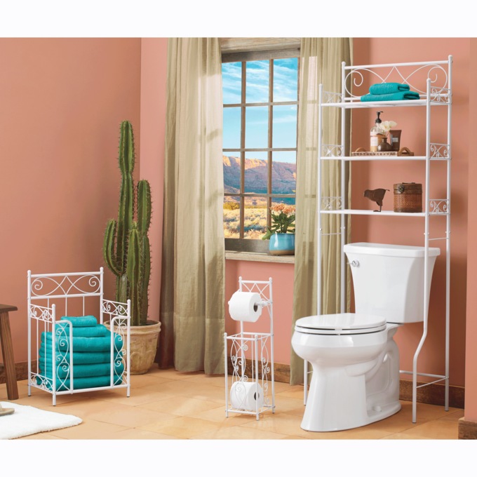 3-Piece Revis Bath Furniture Set, White, large