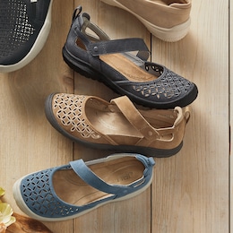 JBU Bianca Vegan Leather Mary Jane with Cutout Designs and Memory Foam Footbed, , large