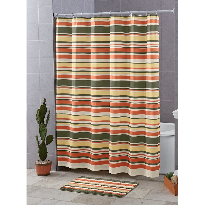 2-Piece Serene Stripe Bath Set, , large