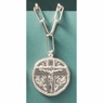 Crucifix/Round Paperclip Pendant, , large