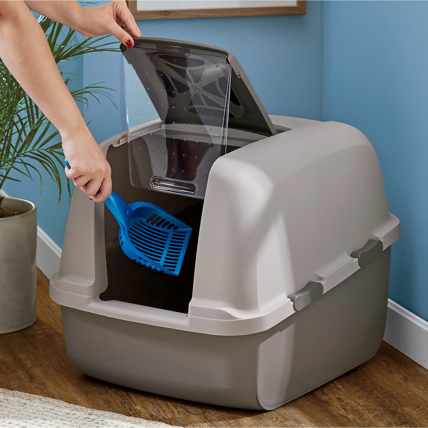 Catit Jumbo Hooded Litter Box Seventh Avenue