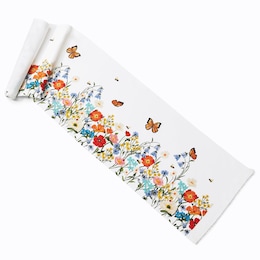 Wildflower-Embellished Table Runner, , large