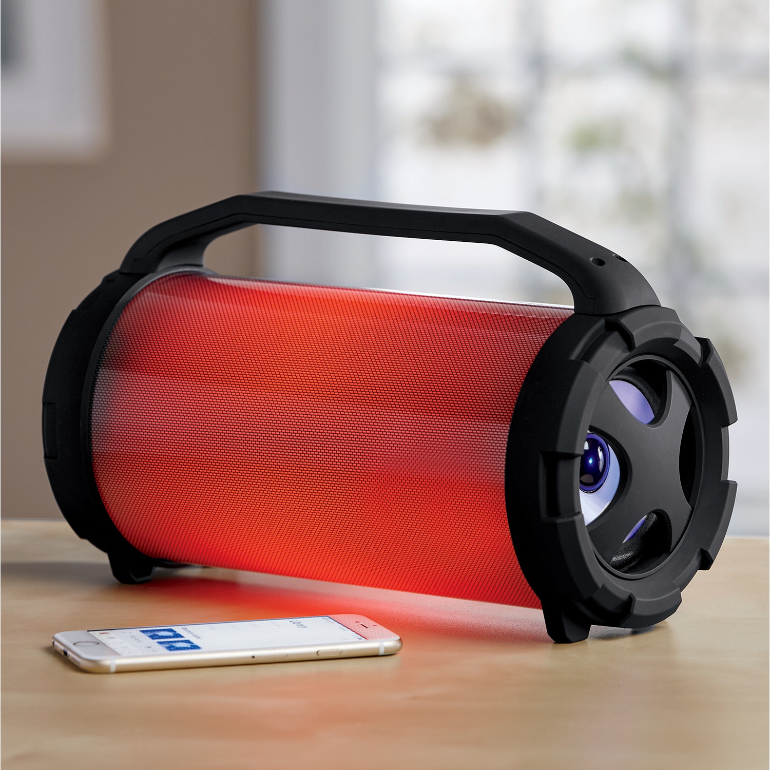 Portable Bluetooth Speaker with ColorChanging Lights by Craig