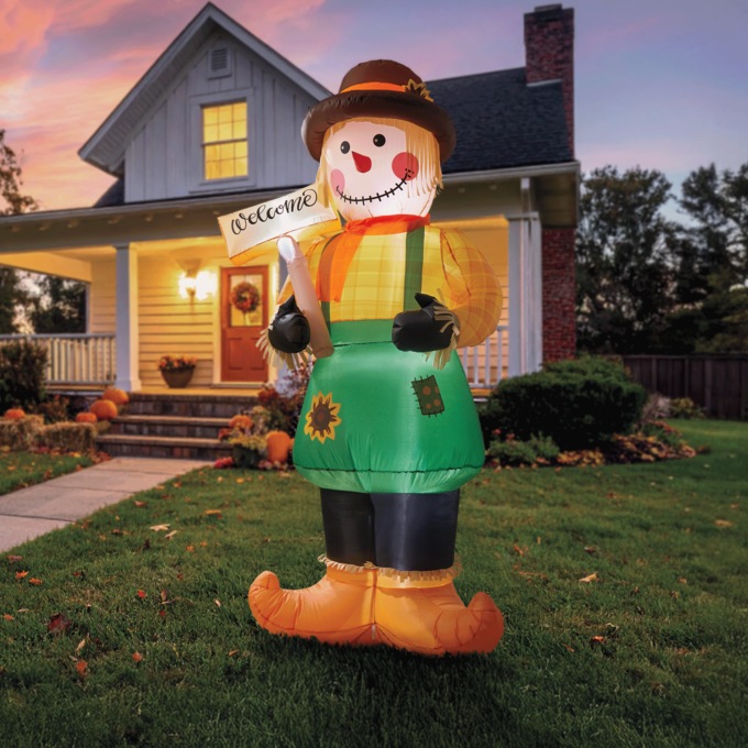 Harvest Scarecrow Inflatable, , large