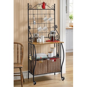 Coffee Inspired Bakers Rack, , large