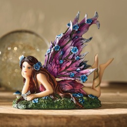 Floral Wing Fairy Figurine, , large