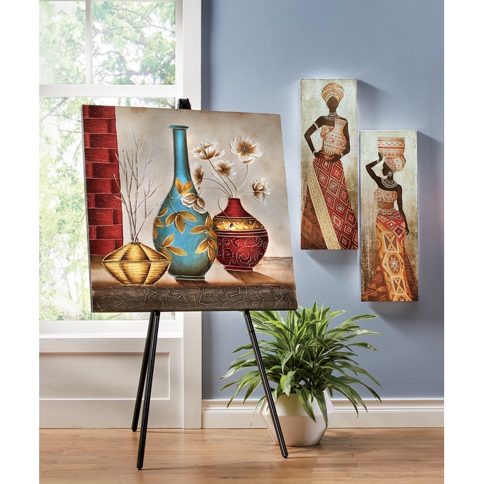 2-Piece African Sisters Canvas Set, , large