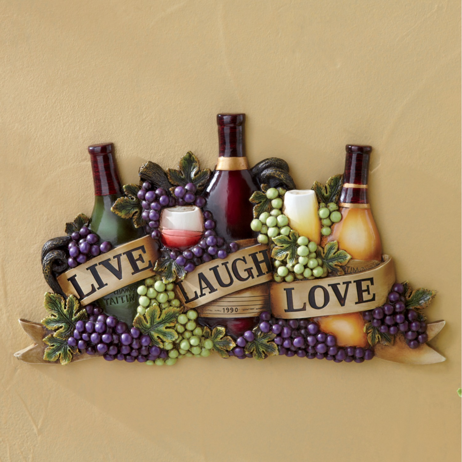 Live Laugh Love Wine Wall Art | Seventh Avenue