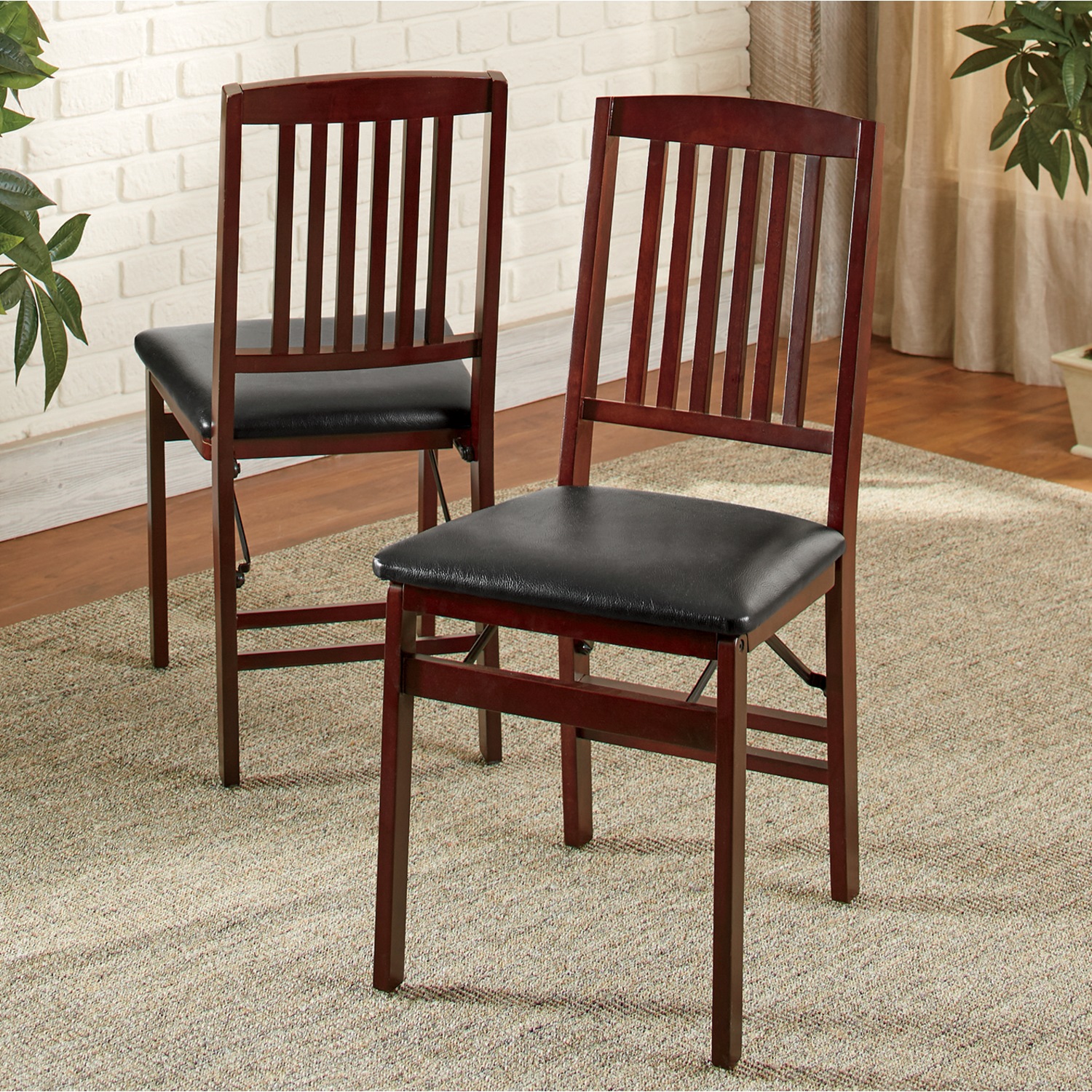 Tralee Set of 2 Folding Chairs | Seventh Avenue