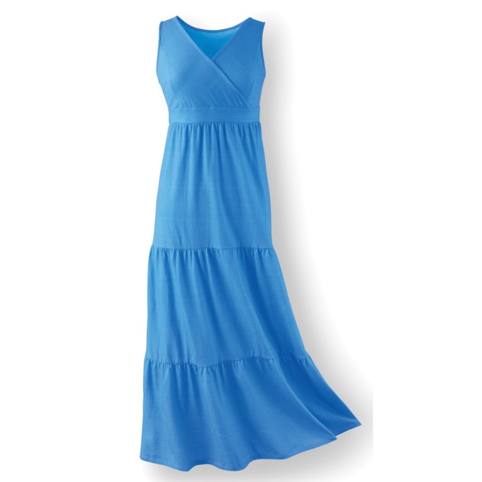 Must-Have Knit Maxi Dress, Blue, large