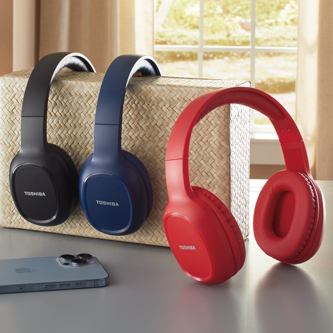 Toshiba Bluetooth Wireless Headphones, , large