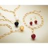 Ball Link Necklace and Earring Set, , large