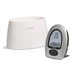 Taylor Wireless Rain Gauge with Thermometer, , large