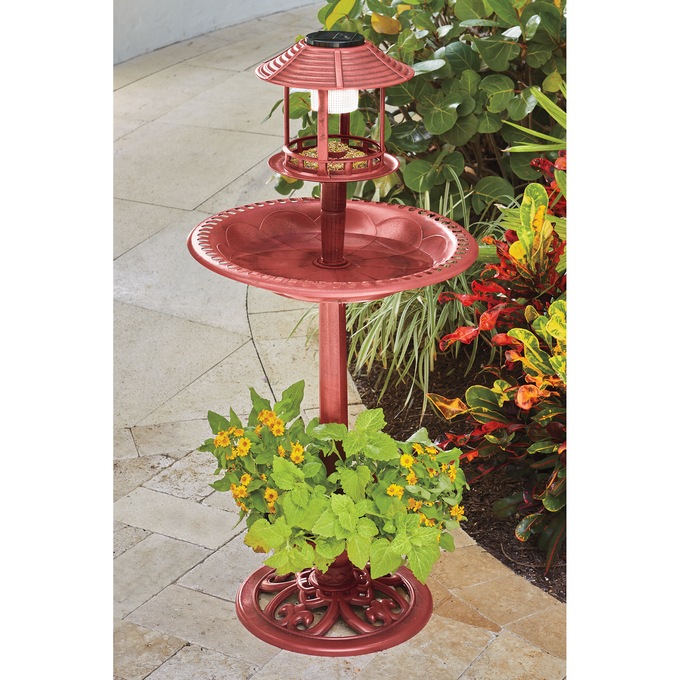 Bird Feeder with Solar Light, , large