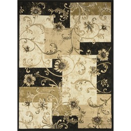 Flower Panel Rug, , large