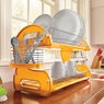 2-Tier Dish Rack, Golden Honey, large