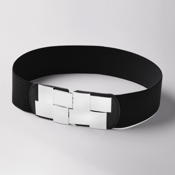 Geometric Buckle Belt, , large