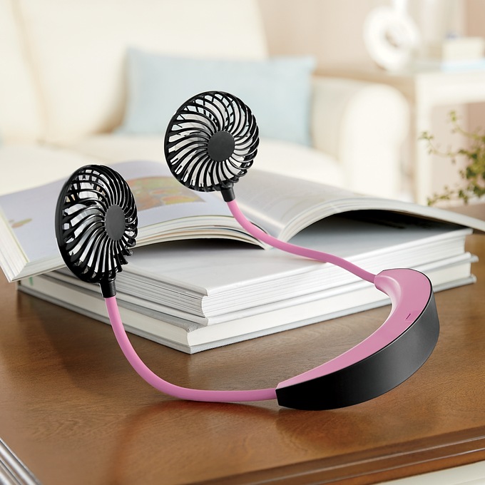 Hands-Free Portable Neck Fan, , large